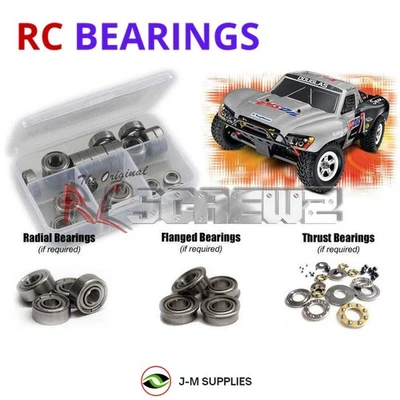 RCScrewZ Metal Shielded Bearings tra038b for Traxxas 1/16 Slash #7005/8/9 | KIT - Image 1 of 4