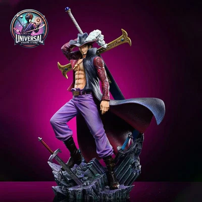 One Piece - Mihawk Action Figure - 28cm - STATUA DA COLLEZIONE Anime  - Immagine 1 di 4
