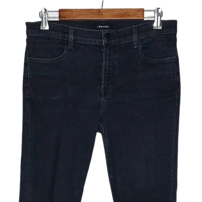 J Brand Fearless womens skinny jeans size 31 stretch solid black charcoal wash - Image 1 of 4