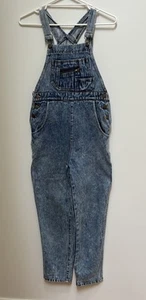 Y2K Vtg Paris Blues Women’s Denim Overalls Size 14 Medium Wash 100% Cotton - Picture 1 of 9