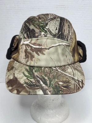 UNTWORTH Insulated Realtree Camo Hunting Hat Cap With Ear Flaps Size Medium - Image 1 of 4