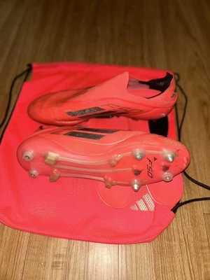 Adidas F50 Elite usado sin cordones tierra blanda, talla 12, faltan tachuelas, SG Foto 1 de 4