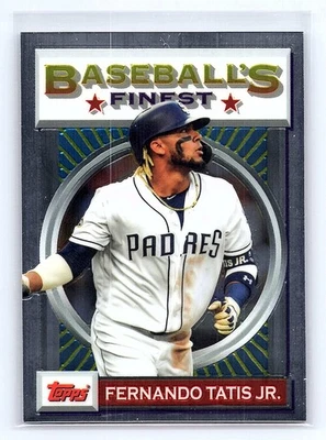 Fernando Tatis Jr. 2020 Topps Finest Flashbacks #138 *ke Foto 1 de 2
