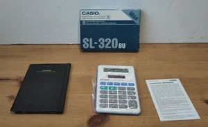 Vintage Casio SL-320 Electronic Calculator - New in Box - Picture 1 of 17