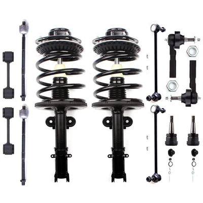 For 2001-2007 Chrysler Town & Country Front Struts Sway Bar Tie Rods Ball Joint - Imagem 1 de 4