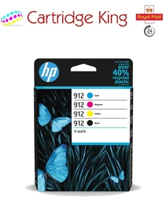 HP 912 4-pak we wkładach do drukarki all-in-one HP OfficeJet 8014 - Zdjęcie 1 z 6