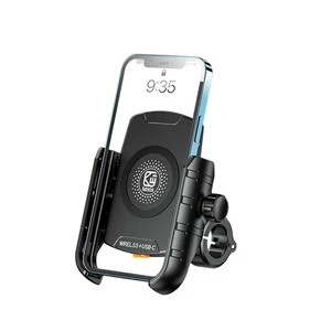 360° Rotating Phone Motorcycle Holder Wireless Charging Quick Charger Mount - Picture 1 of 8