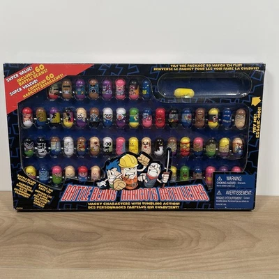 Juego de 60 figuras de acción de juguete retro de colección Battle Beans nuevas selladas Foto 1 de 4