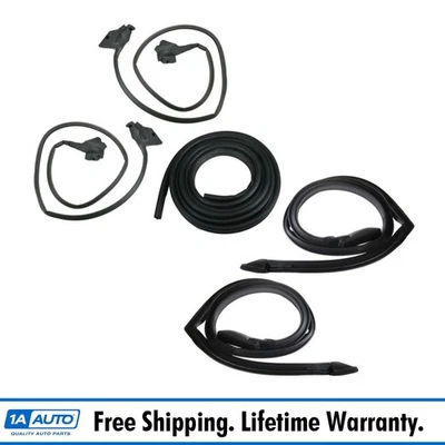 Kit de sellado de 2 puertas para maletero de riel de techo para 78-80 Buick Olds cupé techo rígido Foto 1 de 4