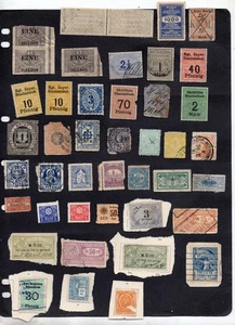 STAMP LOT OF GERMANY REVENUES, MOSTLY USED, VERY MIXED CONDITION - Picture 1 of 1