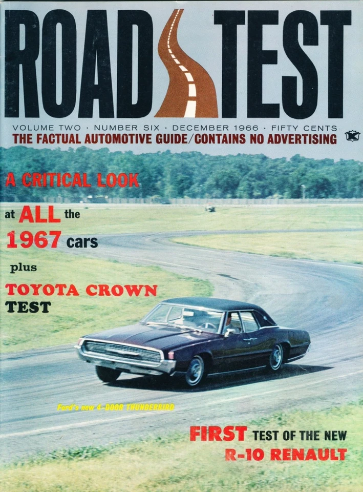 Road Test December 1966 Ford, Chevrolet, Dodge, Pontiac Plymouth 1967 Cars - Image 1 of 4