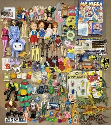 HUGE Reseller Mixed Lot Vintage 70s 80s 90s 00s Toys Figures Dolls Collectibles - Image 1 of 4