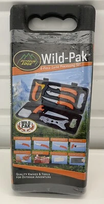 Набор для обработки дичи Outdoor Edge WP-2 Wild Pak — 8 штук - Изображение 1 из 3