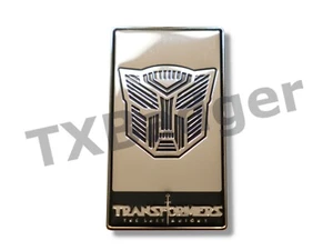 4x Transformers Trunk Decklid Badge Emblem - Silver - 4 Count - Foto 1 di 2