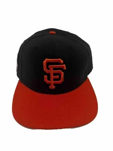 Gorra con cierre a presión OSFA marca 47 naranja bordada naranja y negra de los Gigantes de San Francisco usada en excelente estado - Imagen 1 de 11
