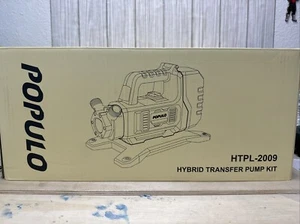 Hybrid Water Transfer Pump, 120VAC or 20VDC Portable Electric Utility Pump,4.0A - Picture 1 of 7