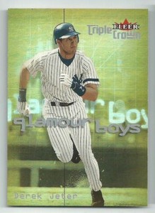 2001 Fleer Triple Crown Derek Jeter Yankees Glamour Boys #1 of 15 GB