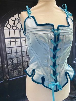 Corsé renacentista corpiño estancia vasca victoriano renfaire elfo cordones Foto 1 de 4