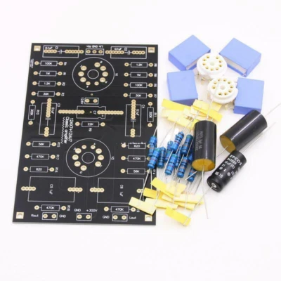 Hifi 12AX7/12AU7 Tube Preamplifier Preamp Board Kit Base On Marantz 7 Circuit 1x - Image 1 of 4