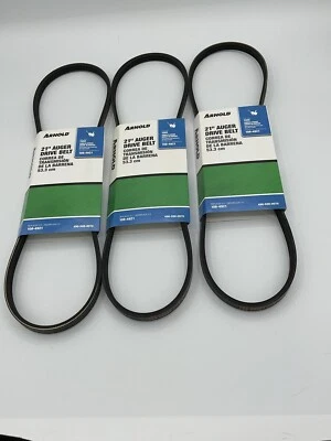 Lot Of 3 Arnold 21” Auger Drive Belts for Toro 108-4921  -  490-500-0070 - NEW - Image 1 of 4