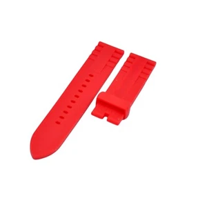 AX1563 22 mm rotes Kautschuk Uhrenarmband für Armani Exchange - Bild 1 von 6