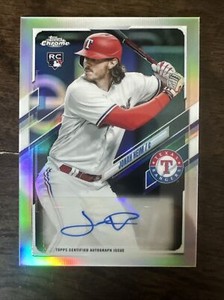 2021 Topps Chrome update Jonah Heim RC auto