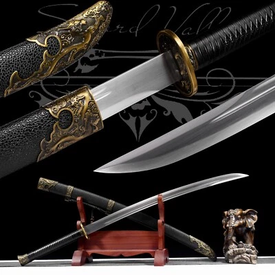 108cm Handmade Sword/High Manganese Steel/Real Katana/Battle Ready/Sharp/Combat - Image 1 of 4