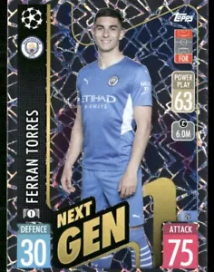 2021-22 Topps Match Attax UCL - Limited Edition FERRAN TORRES - Picture 1 of 2