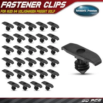 Clip de retención de sujetadores de capó de nailon de 5 mm 30 piezas para Audi Volkswagen Foto 1 de 4
