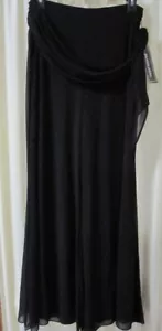 SHERI MARTIN New York Wide Leg Dress Palazzo Pants Black Size 6 #21128 - Picture 1 of 5