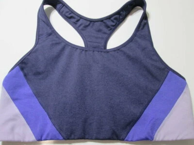 Sutiã esportivo Old Navy tamanho XL azul marinho sem fio sem forro pulôver racerback respirável - Imagem 1 de 4