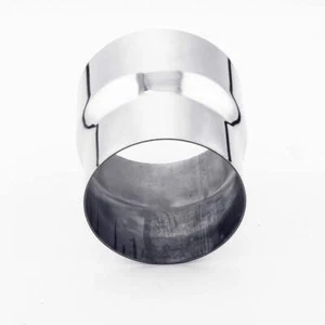 4.5" 4-1/2" OD to 5" OD Chimney Wood Stove Pipe Adapter SS304 Polished 5" Length - Picture 1 of 4