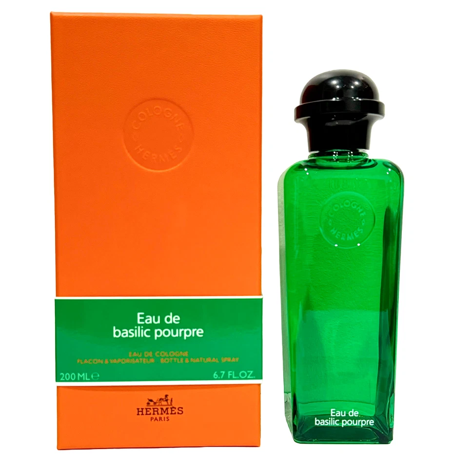 Hermes Eau de Basilic Pourpre Unissex 6,7 oz Eau de Cologne Spray 100% AUTÊNTICO - Imagem 1 de 1