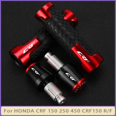 For HONDA CRF 150 250 450 CRF150 R CNC Handlebar Grip Handle Bar End Cap New  - Image 1 of 4