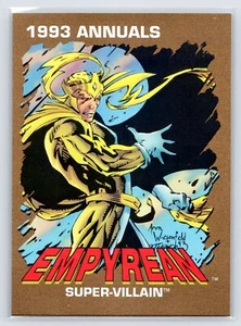Tarjeta Promocional Marvel 1993 Annuals Super Villano Tarjeta Coleccionable #24 Empyrean Vintage - Imagen 1 de 2