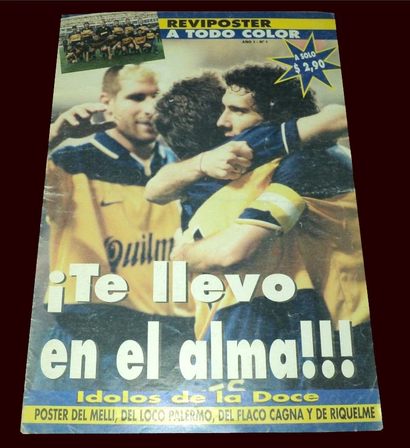 BOCA JUNIORS - 特别杂志/海报 1998 年阿根廷 — 第 1/1 张图片