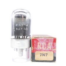 One Excellent RCA 7N7 Tube NOS NIB Tests 123%/127% TV-7