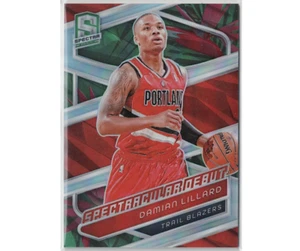 Blazers Damian Lillard 2023-24 Panini Spectra Spectacular Debut Holo #176 - Imagen 1 de 2