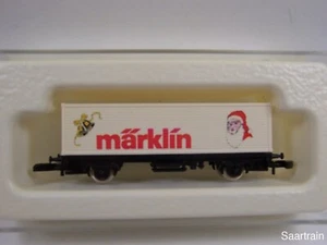 Märklin 8615 vagón contenedor modelo especial vagón de Navidad 1993 para empleados - Imagen 1 de 2