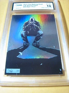 THE WALKING DEAD 2013 LIFE AMONG THEM FOIL # 55 GRADED 10 L@@@K - Picture 1 of 1