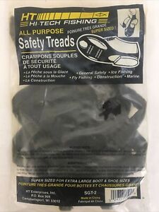 HT Sure Grip Safety Tread/Ice Cleats Men's Size 11-13 Stretch/Pull Over SGT-2
