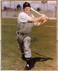 George Kell Autograph signed 16x20 photo Inscribed "HOF 83" - Picture 1 of 1