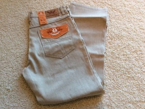 Victorious Urban Couture Hose Herren Jeans Premium Collection Weiß Hellbraun 38 x 33 Neu  - Bild 1 von 3