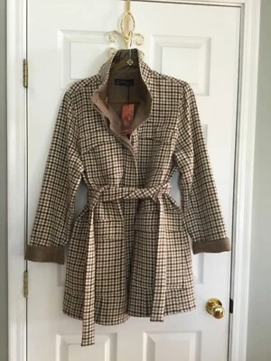 Peruvian Connection Ashmore Riding Jacket Size 12 Plaid - New With Tags - Image 1 of 4