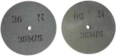 WOLF Grinding Wheels For Bench Grinder 2 Piece 60 &36 Grit 200mm x 20mm 16mm Bore