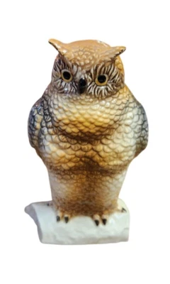Goebel Great Horned Owl 5.25" Tall Great Condition No Cracks/Chips - Image 1 of 4