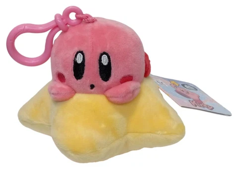 Warp Star - Club Mocchi Mocchi- Kirby Clip-On Plush  5 Inch Cover