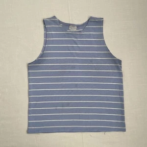 Vintage 90's Purple Stripe Tank Top Womens Size S Casual - Picture 1 of 8