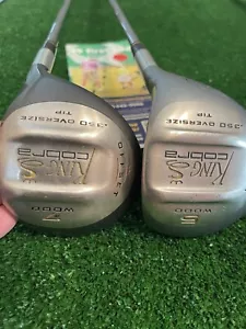 Cobra Oversize Tip Offset 5-7 Woods Set Regular Flex Steel Shaft - Picture 1 of 11