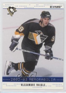 2002-03 ITG Be A Player Memorabilia Sapphire /100 Alexandre Daigle #140